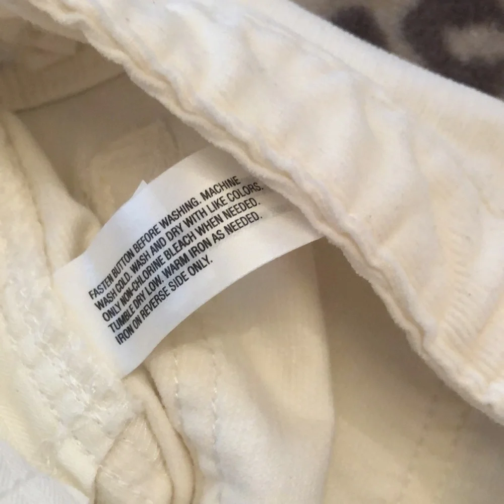 2013 GapKids Cream 5 Pocket Corduroy Pants Size 7 Girls